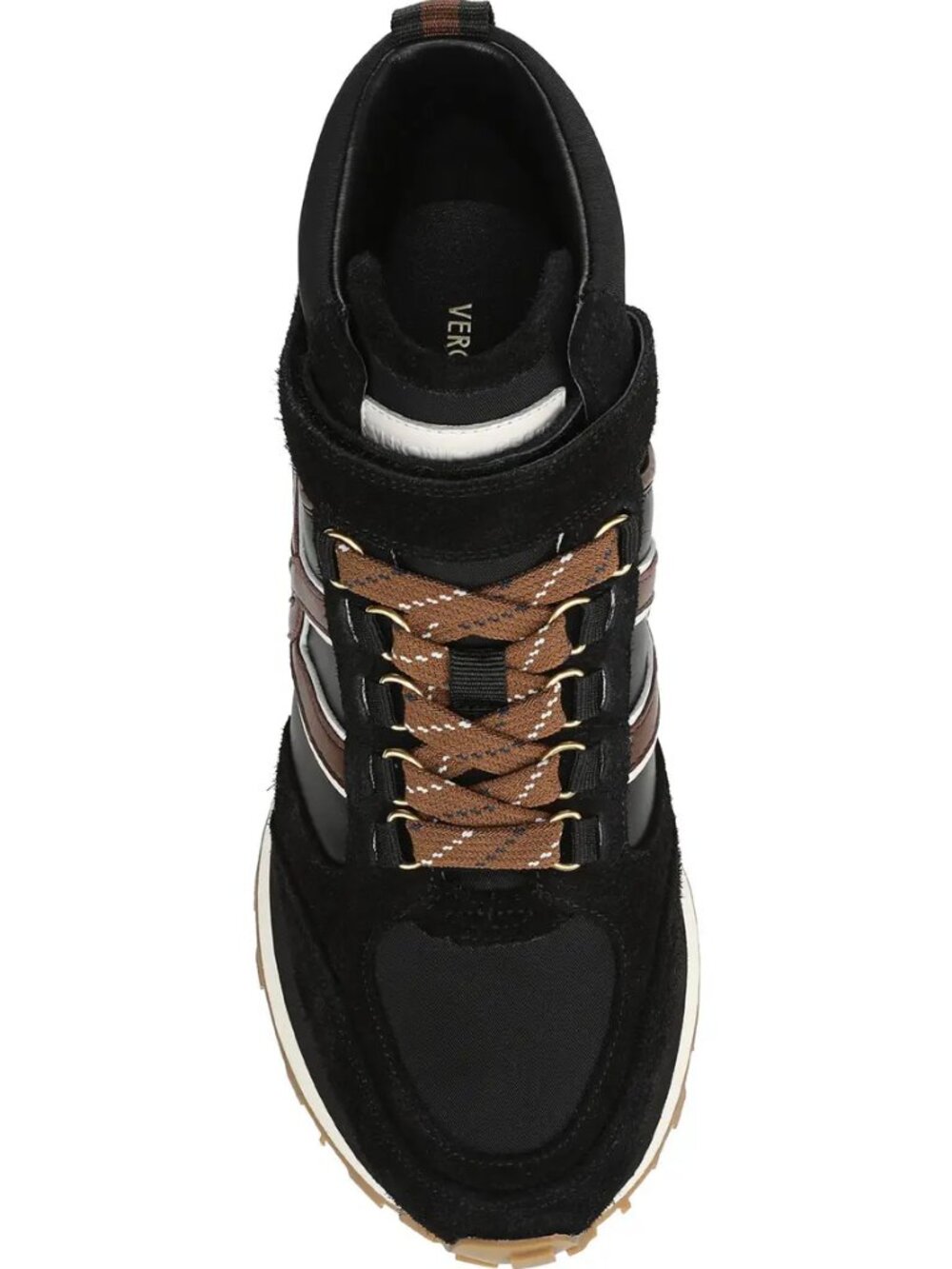 Veronica Beard 'Valentina' High-Top Sneakers, Black/Brown Multi - Picture 6 of 10